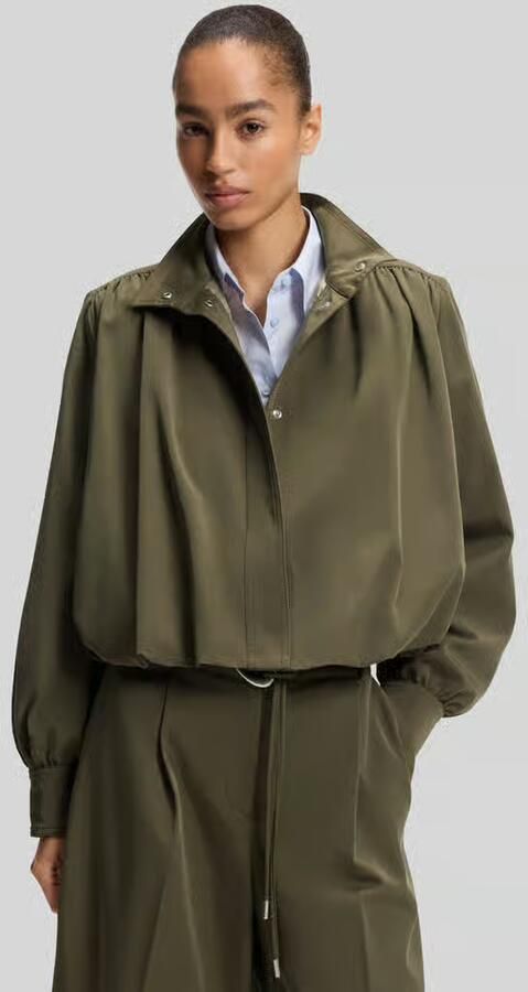 Boss Orange relaxed fit blouson van viscosemix met ballonzoom - Foto 2
