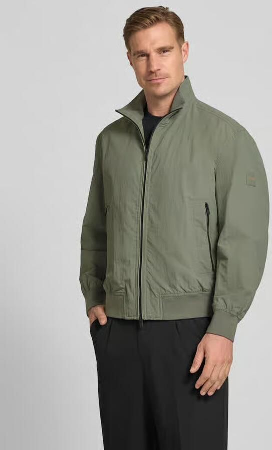 Boss Orange relaxed fit blouson van waterafstotend materiaal model 'OPENS' - Foto 3