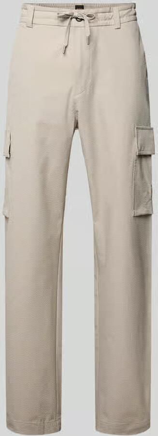 Boss Orange relaxed fit cargobroek met riemlussen model 'SRACKY' - Foto 2
