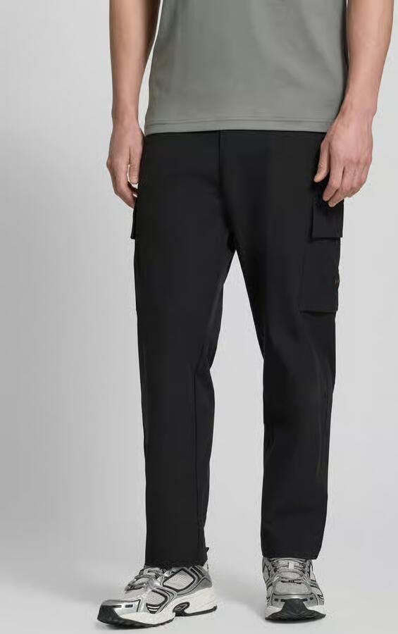 Boss Orange relaxed fit cargobroek met riemlussen model 'SRACKY' - Foto 3