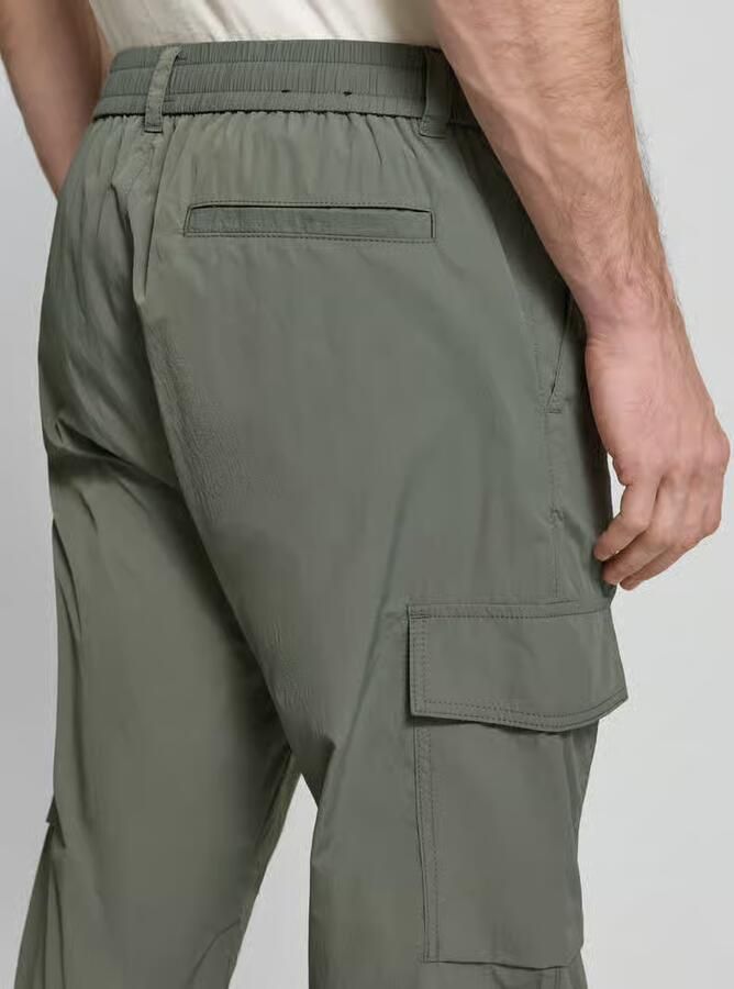 Boss Orange Relaxed fit cargobroek met tunnelkoord model 'STRACKY'