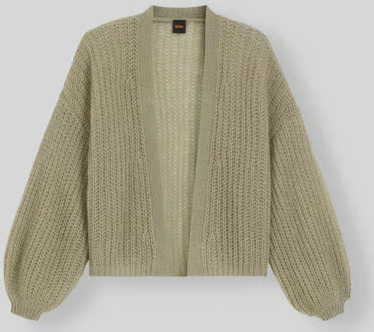 Boss Orange relaxed fit gebreid jack van scheerwolmix model 'C_Furgovia_1' - Foto 2