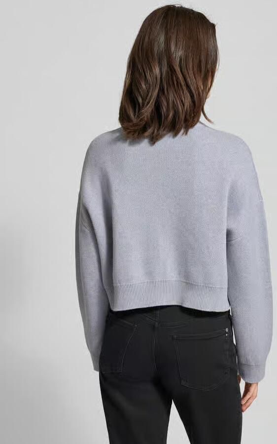 Boss Orange Relaxed fit gebreide pullover van puur katoen model 'FINEVRA'