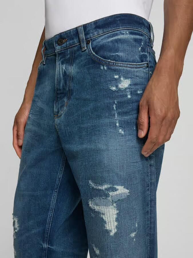 Boss Orange relaxed fit jeans van katoenmix model 'ARLO_CROPPED'