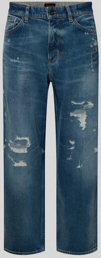 Boss Orange relaxed fit jeans van katoenmix model 'ARLO_CROPPED' - Foto 2