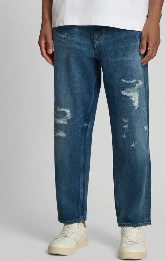 Boss Orange relaxed fit jeans van katoenmix model 'ARLO_CROPPED' - Foto 3