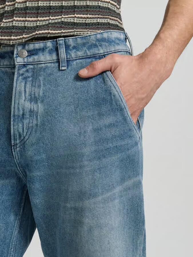 Boss Orange relaxed fit jeans van puur katoen model 'SKYE_HYBRID BO FLEAK'