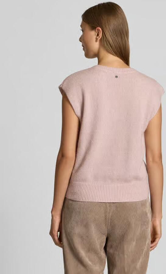 Boss Orange Relaxed fit mouwloos vest met wol en alpaca model 'FOLDERIO'
