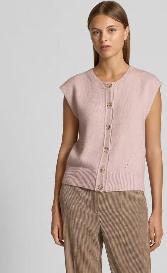Boss Orange Relaxed fit mouwloos vest met wol en alpaca model 'FOLDERIO' - Foto 2
