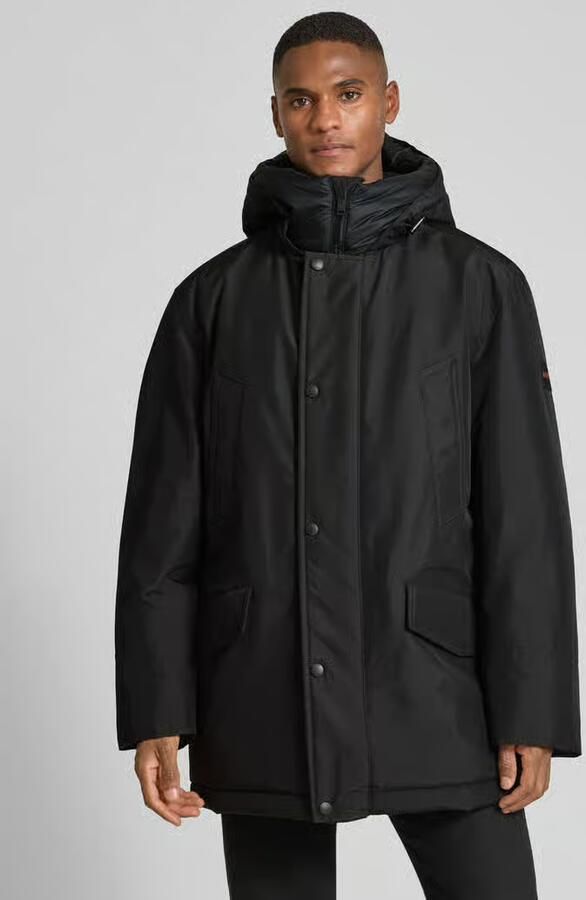 Boss Orange Parka Osiass relaxed fit met gewatteerde capuchon verdekte ritssluiting - Foto 13
