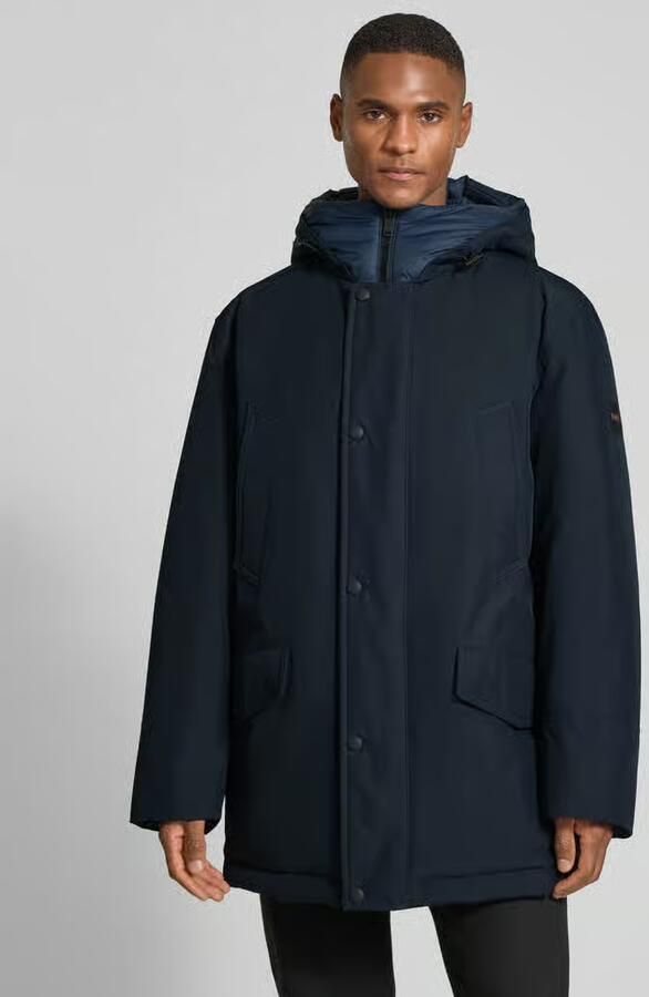 Boss Orange Parka Osiass relaxed fit met gewatteerde capuchon verdekte ritssluiting - Foto 12