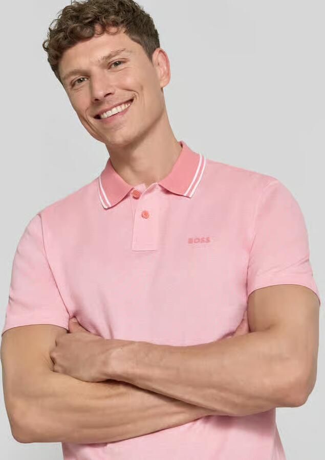 Boss Orange relaxed fit poloshirt van puur katoen model 'PEOXFORDNEW'