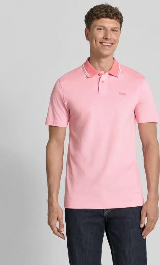 Boss Orange relaxed fit poloshirt van puur katoen model 'PEOXFORDNEW' - Foto 3