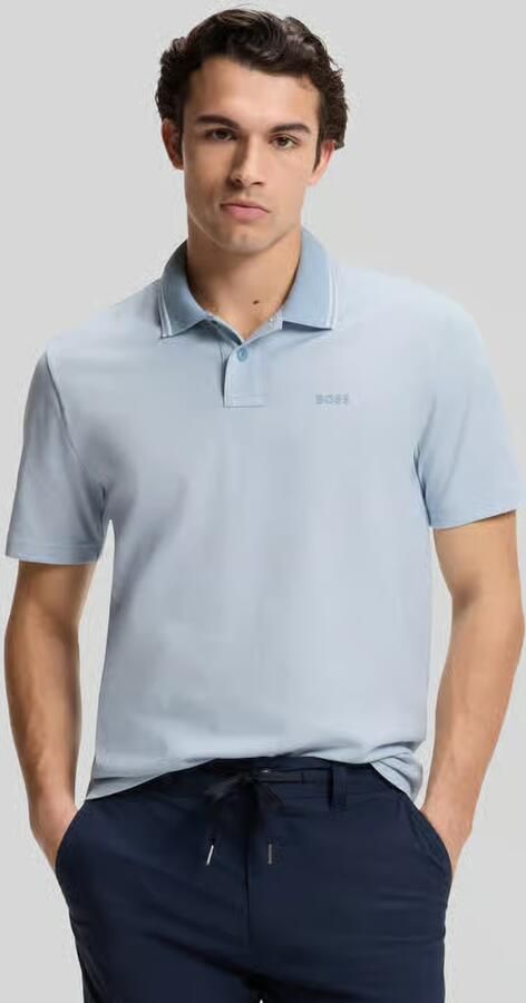 Boss Orange relaxed fit poloshirt van puur katoen model 'PEOXFORDNEW' - Foto 3