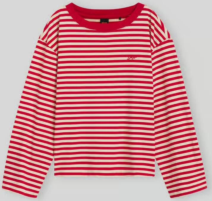 Boss Orange relaxed fit shirt met lange mouwen met logo-opschrift
