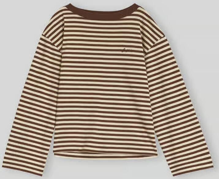 Boss Orange relaxed fit shirt met lange mouwen met logo-opschrift