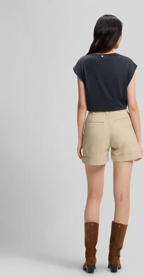 Boss Orange relaxed fit short van katoenmix model 'TANESSA-D'