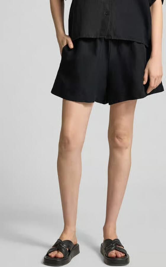 Boss Orange relaxed fit short van mix van linnen en viscose model 'TALLAN' - Foto 2