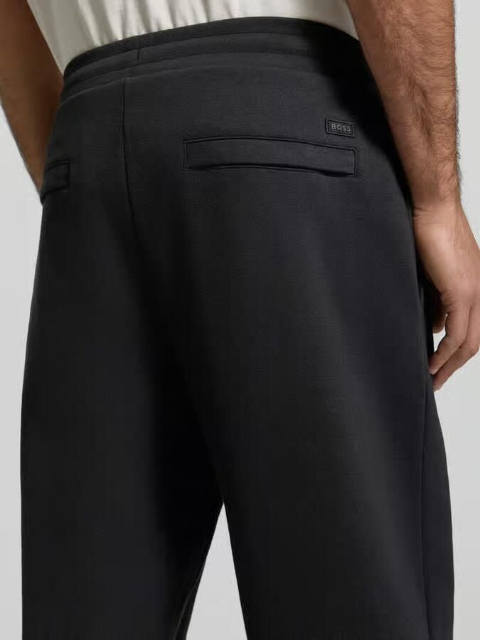 Boss Orange Relaxed fit sweatpants van katoenmix model 'SE_TWIST' - Foto 2
