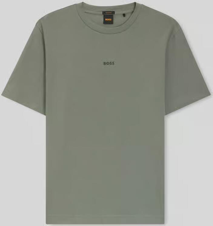 Boss Orange relaxed fit T-shirt van katoenmix model 'TCHUP' - Foto 5
