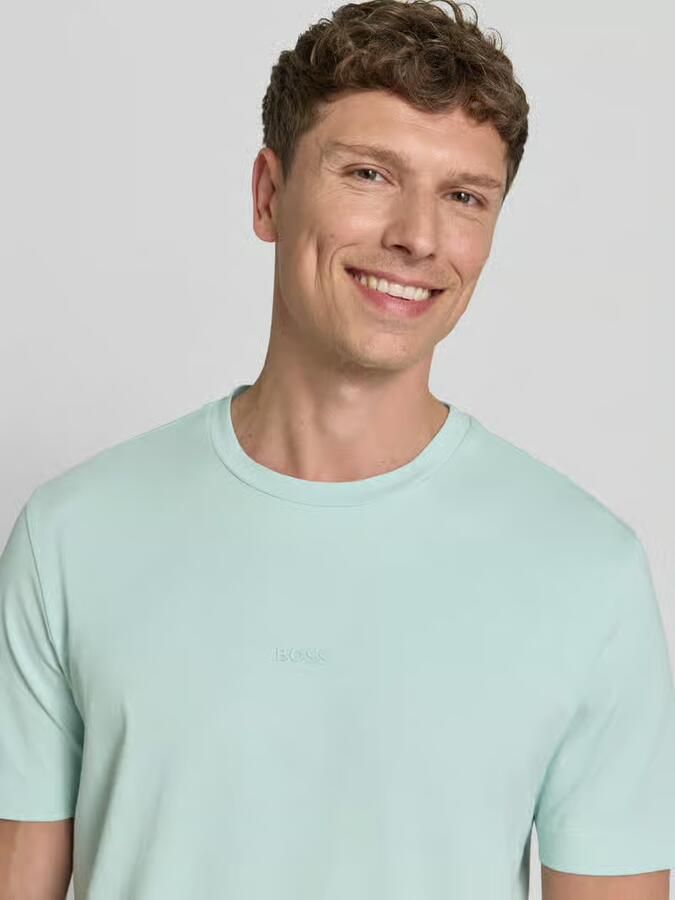 Boss Orange relaxed fit T-shirt van katoenmix model 'TCHUP' - Foto 2