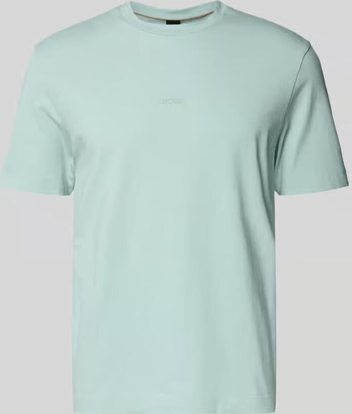 Boss Orange relaxed fit T-shirt van katoenmix model 'TCHUP' - Foto 3