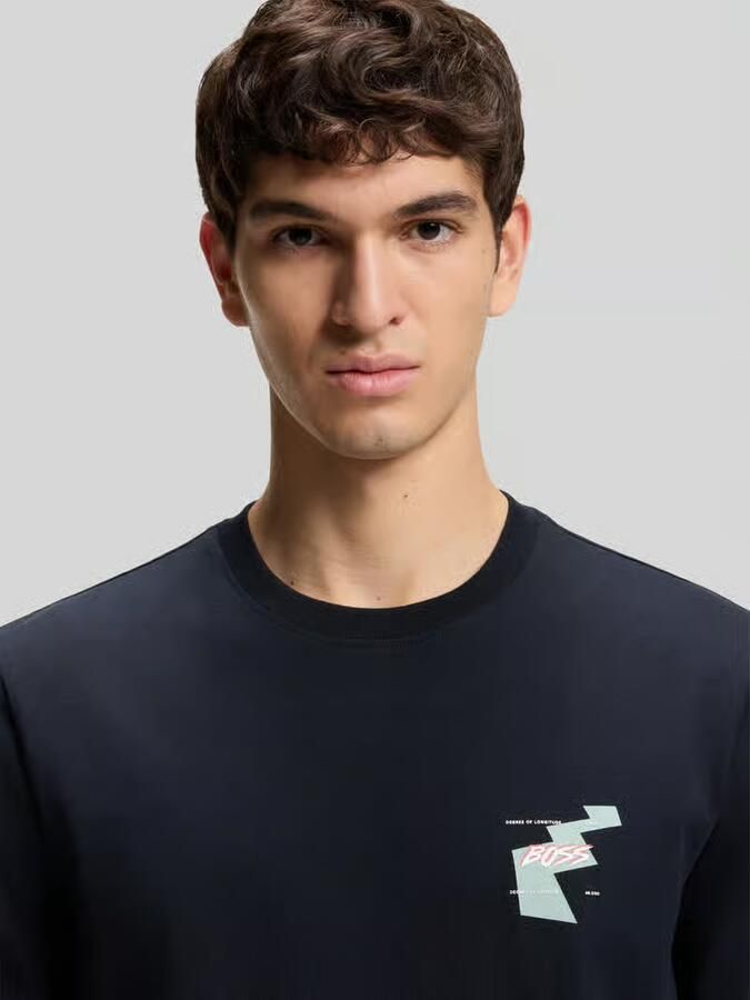 Boss Orange relaxed fit T-shirt van puur katoen model 'MOVEMENT'