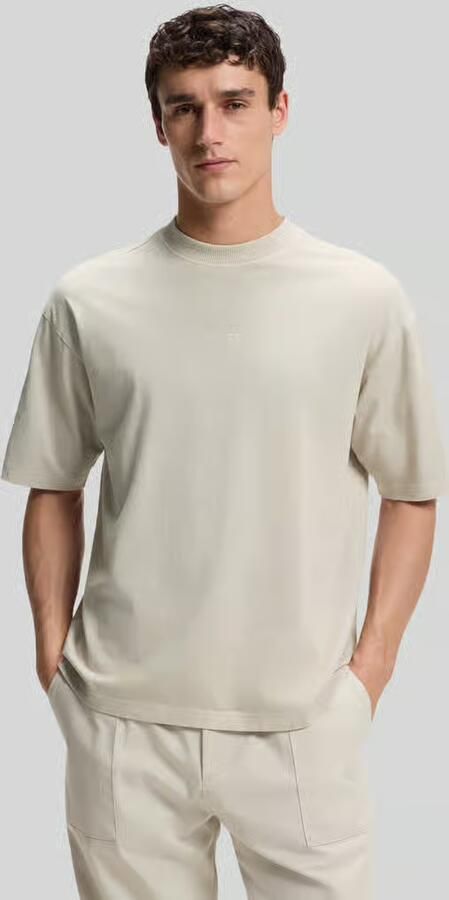 Boss Orange relaxed fit T-shirt van puur katoen model 'TE_TILE' - Foto 3