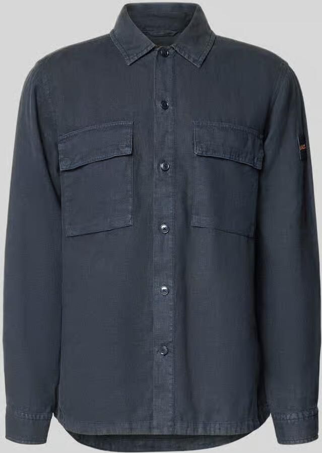 Boss Orange relaxed fit vrijetijdsoverhemd van puur linnen model 'LOCKY' - Foto 2