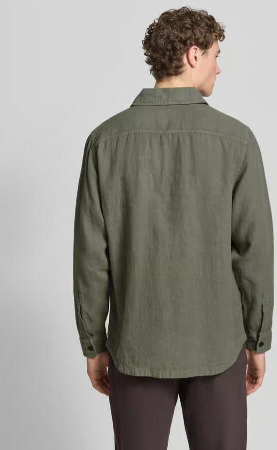 Boss Orange relaxed fit vrijetijdsoverhemd van puur linnen model 'LOCKY'