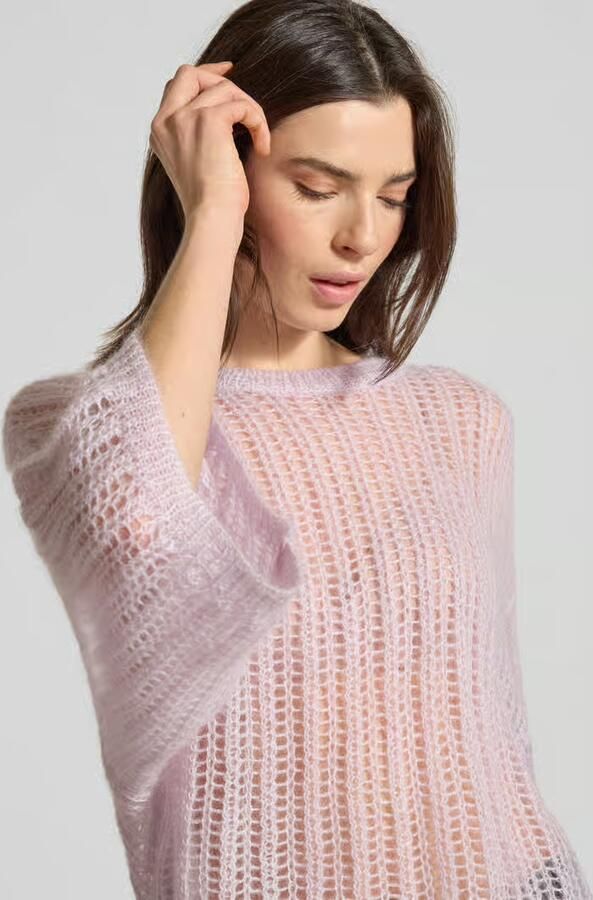 Boss Orange Relaxed fit wollen pullover van mohairmix model 'C_FRUG' - Foto 2