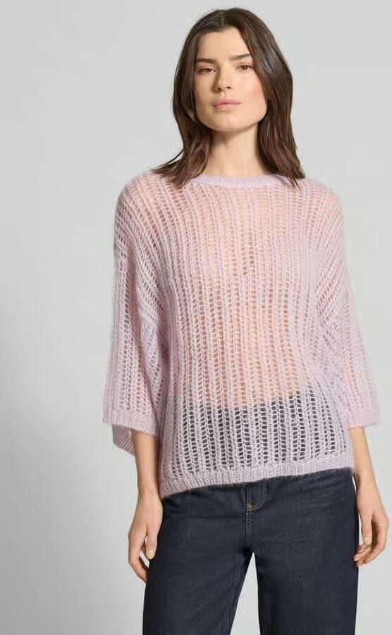 Boss Orange Relaxed fit wollen pullover van mohairmix model 'C_FRUG' - Foto 3