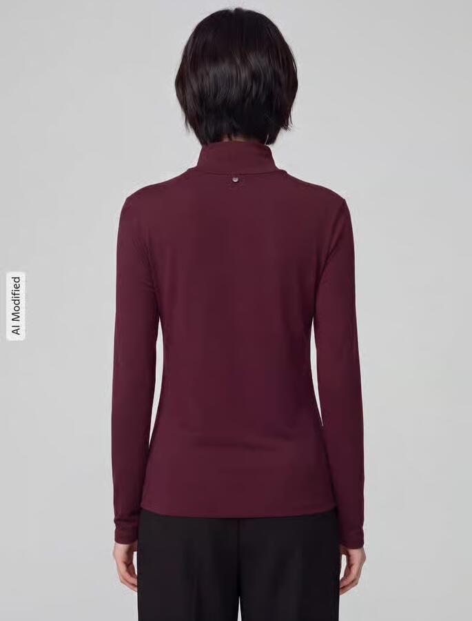 Boss Orange Shirt met lange mouwen met col model 'Eliana' - Foto 3