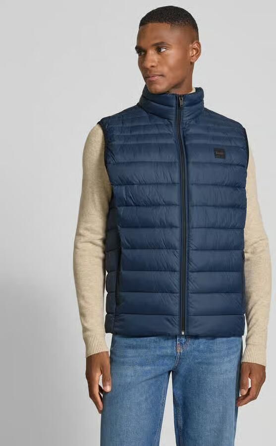 Boss Orange Slim fit bodywarmer met labelpatch model 'ODENO2' - Foto 3