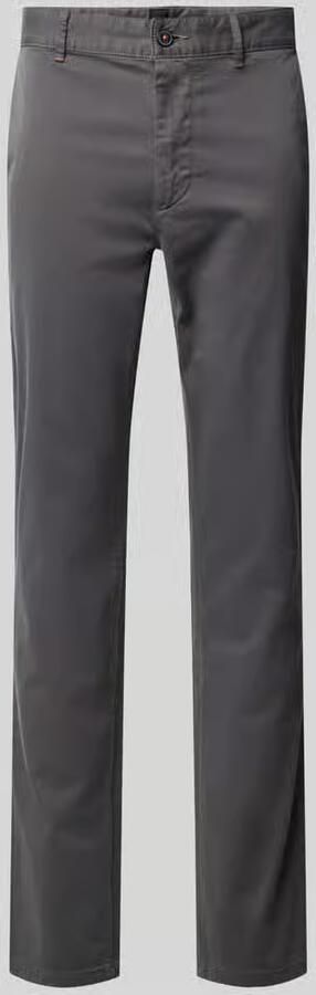 Boss Orange Slim Fit Satijnen Chino Broek Gray Heren - Foto 19