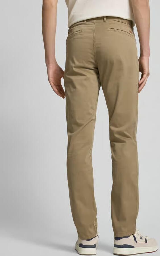 Boss Orange Slim Fit Chino in Satijn Stretch Beige Heren - Foto 9
