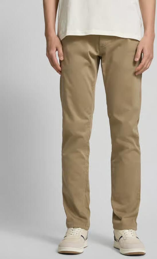 Boss Orange Slim Fit Chino in Satijn Stretch Beige Heren - Foto 11