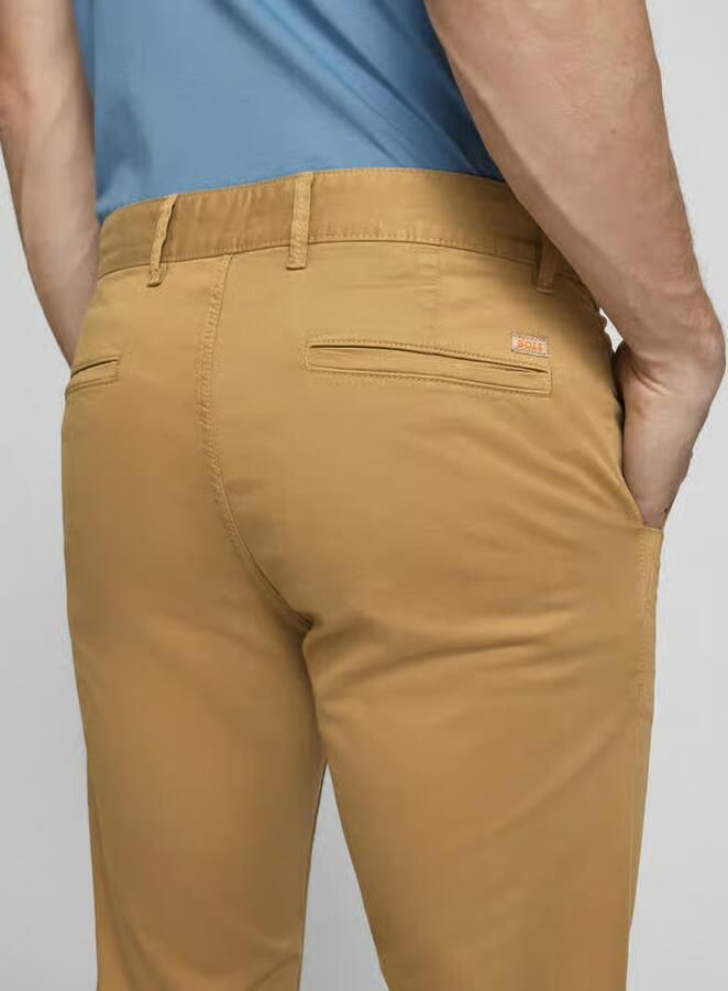 Boss Orange Slim fit chino met steekzakken opzij - Foto 2