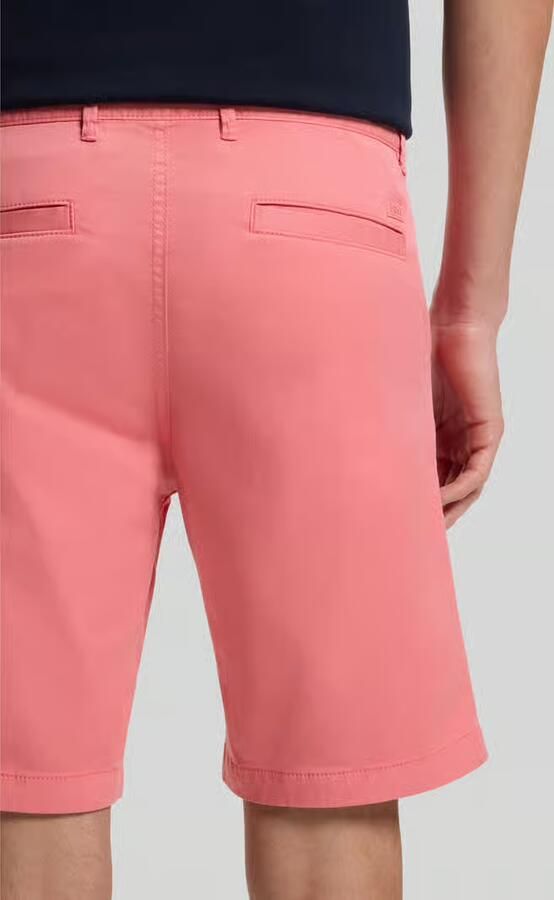 Boss Orange slim fit chino-short van katoenmix