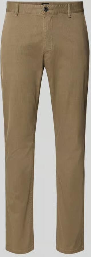 Boss Orange Slim fit chino van katoenmix