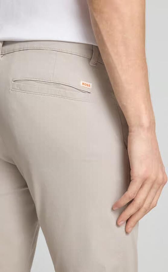 Boss Orange slim fit chino van katoenmix