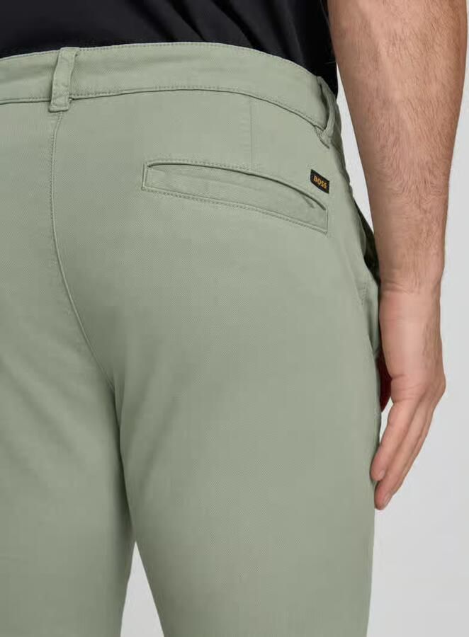 Boss Orange slim fit chino van katoenmix