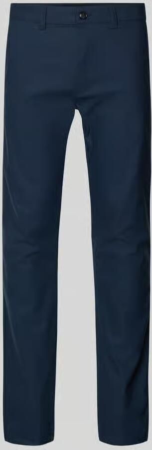 Boss Orange slim fit chino van katoenmix met linnen en met viscose - Foto 2
