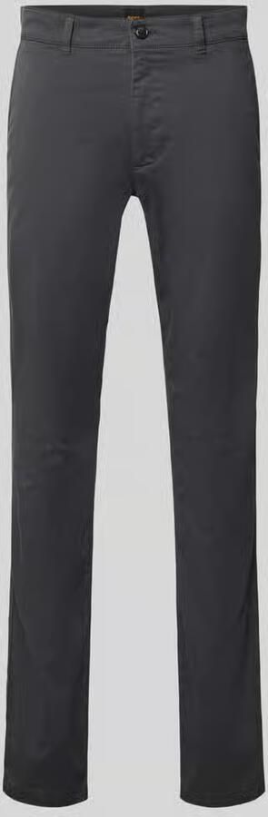 Boss Orange Slim fit chino van katoenmix model 'Chino Slim 2'