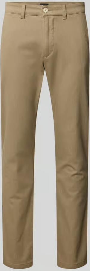 Boss Orange Slim fit chino van katoenmix model 'Chino Slim 2'