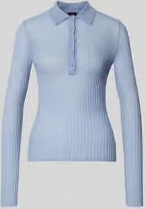 Boss Orange Slim fit gebreide pullover van scheerwolmix model 'FUGENEL'