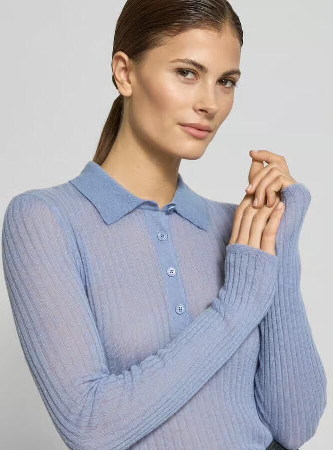 Boss Orange Slim fit gebreide pullover van scheerwolmix model 'FUGENEL' - Foto 2
