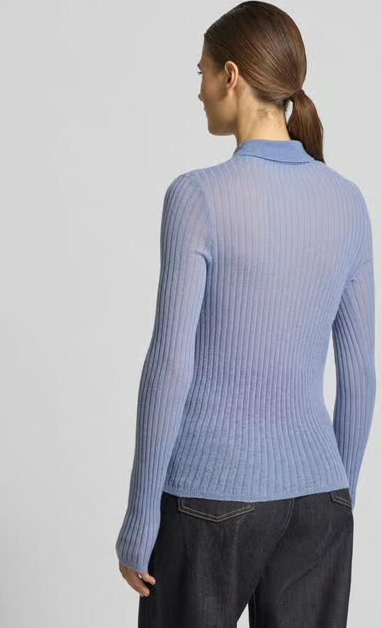 Boss Orange Slim fit gebreide pullover van scheerwolmix model 'FUGENEL' - Foto 2