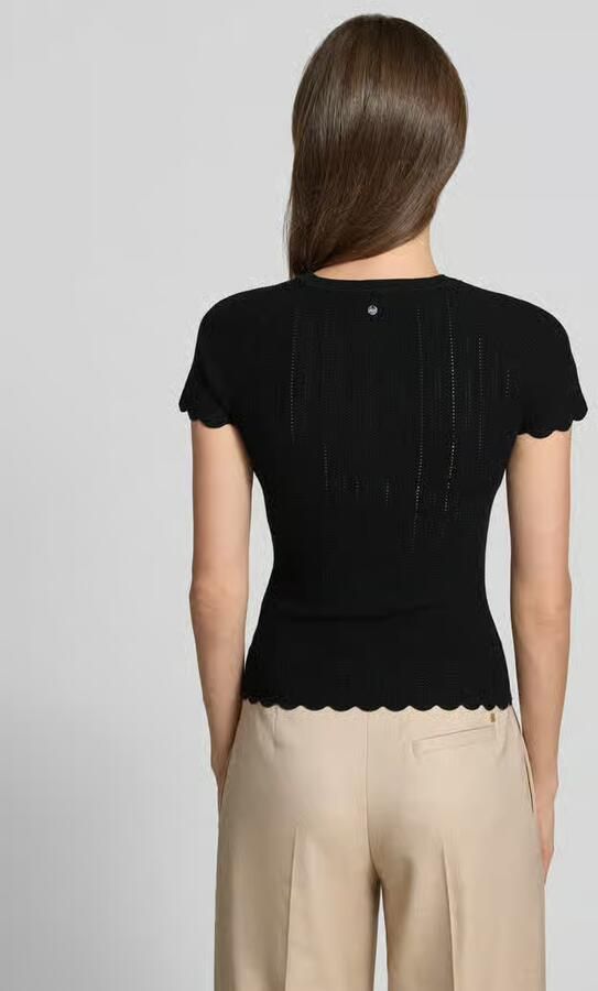 Boss Orange slim fit gebreide pullover van viscosemix model 'FICE' - Foto 2