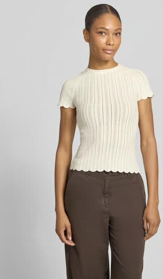 Boss Orange slim fit gebreide pullover van viscosemix model 'FICE' - Foto 3